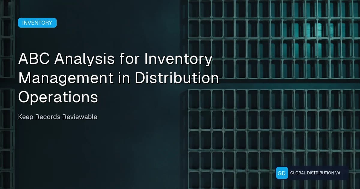 Article graphic about inventory optimization workflow controls