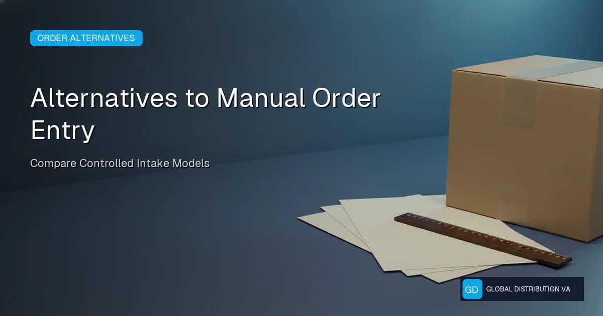 Alternatives to Manual Order Entry: A Controlled Evaluation Guide