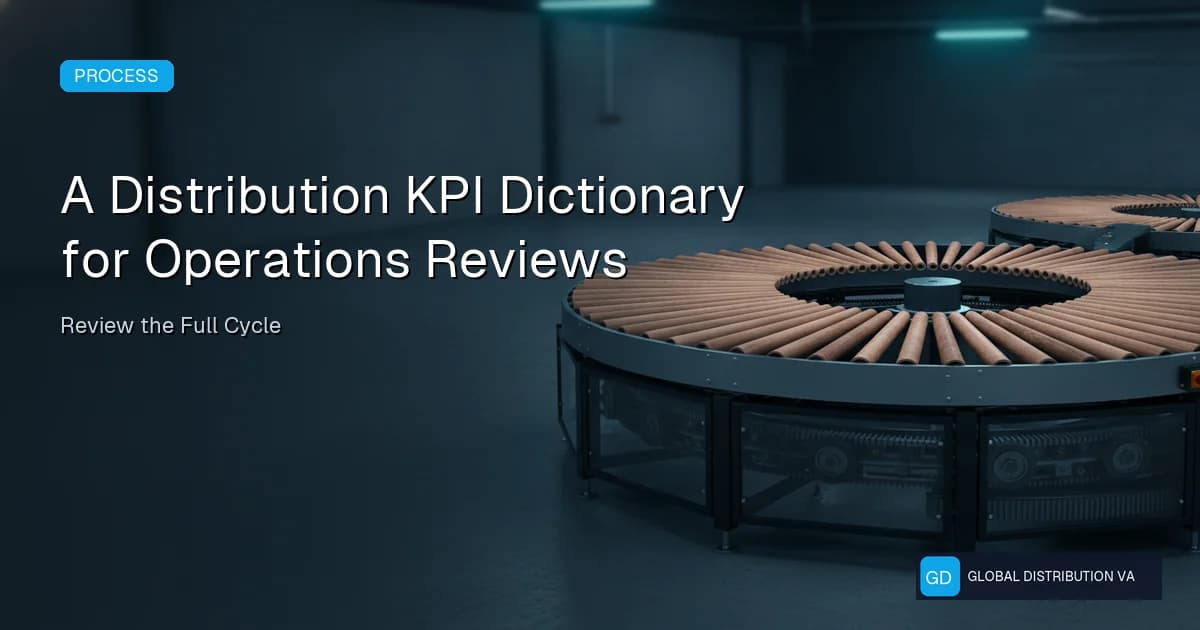 Editorial distribution operations scene for distribution KPI definitions