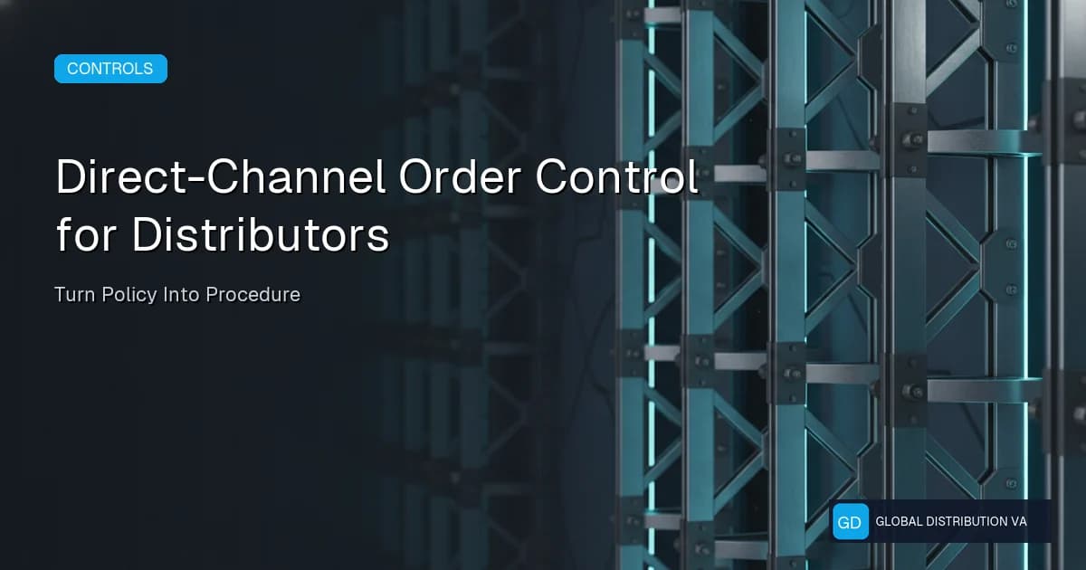 Article graphic about direct-to-consumer distribution workflow controls