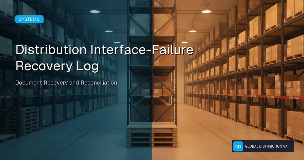 Distribution interface-failure recovery log