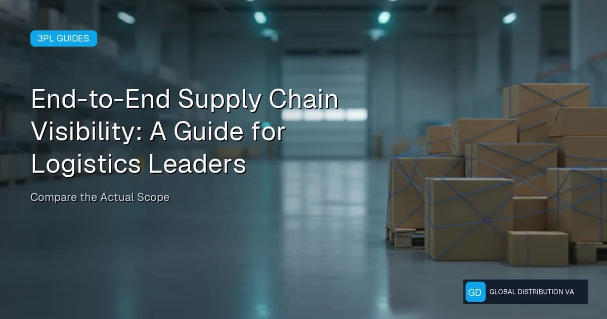 Article graphic about supply chain visibility workflow controls