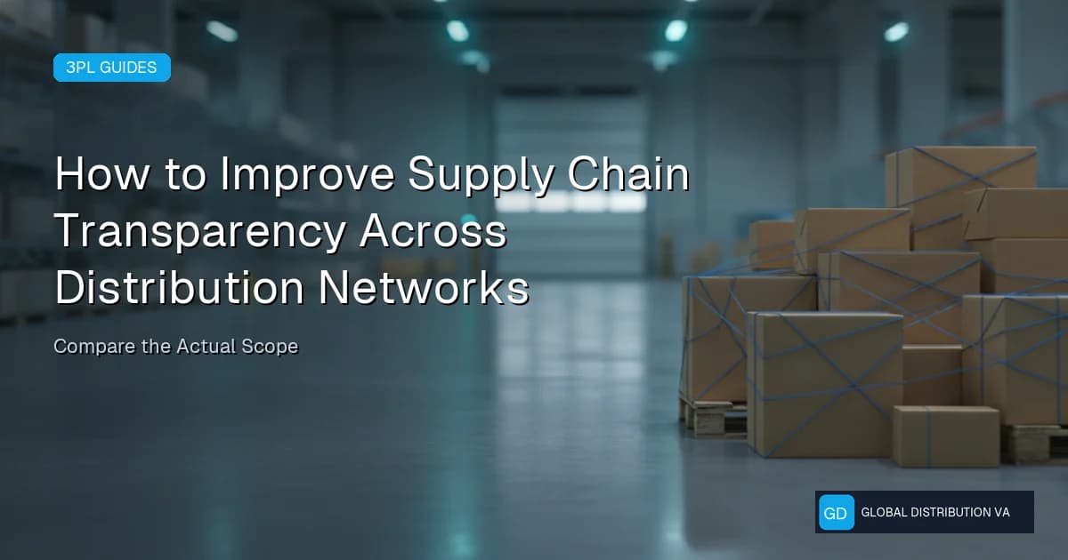 Article graphic about supply chain visibility workflow controls