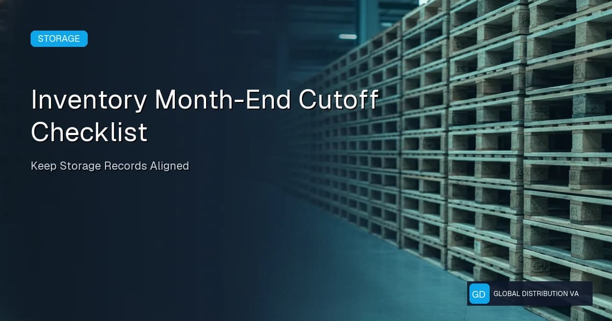 Operational record illustration for Inventory Month-End Cutoff Checklist