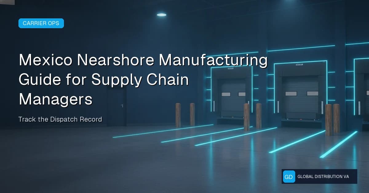 Article graphic about global supply chain workflow controls