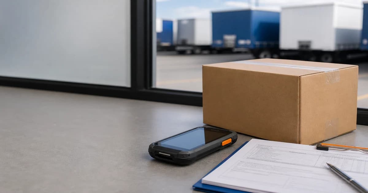 Editorial distribution operations scene for shipment tender acceptance log