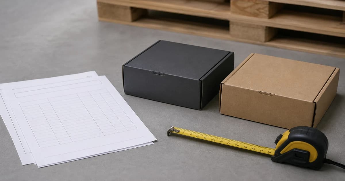 Editorial distribution operations scene for supplier packaging specification change