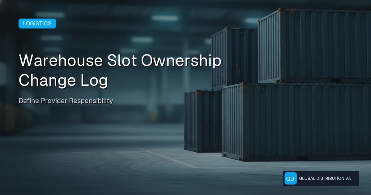 Distribution operations illustration for Warehouse Slot Ownership Change Log