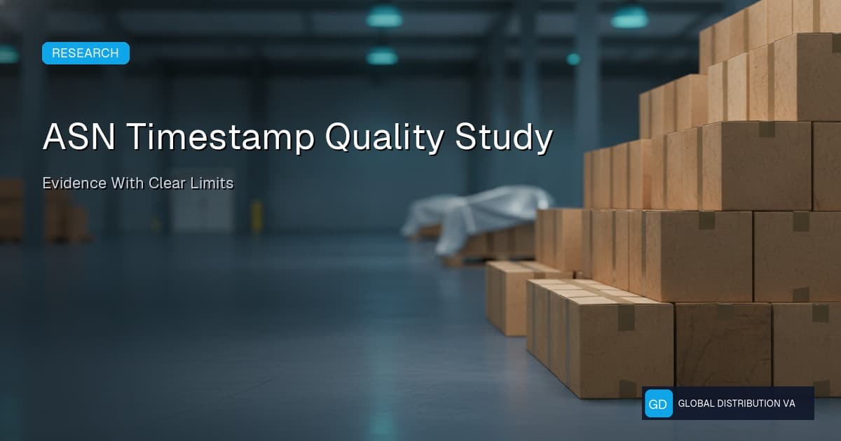 Editorial research graphic for ASN Timestamp Quality Study