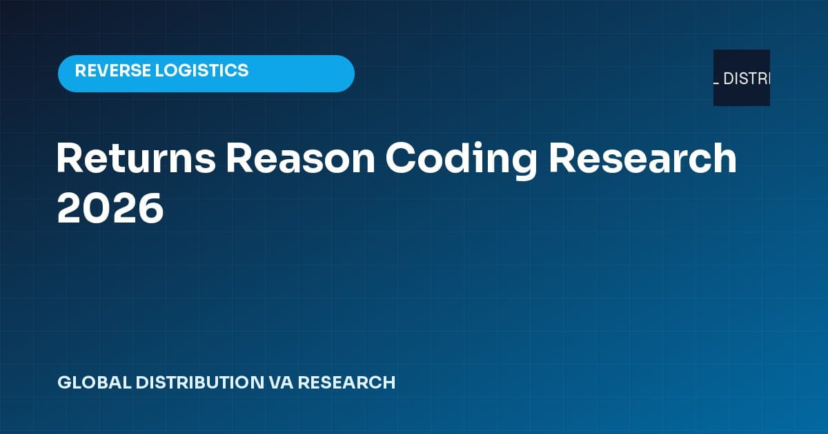 Research illustration for Returns Reason Code Governance Research 2026
