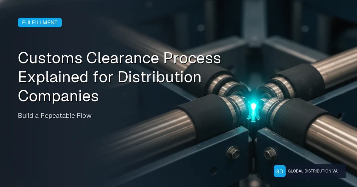 Customs Clearance Process Records for Distribution Companies