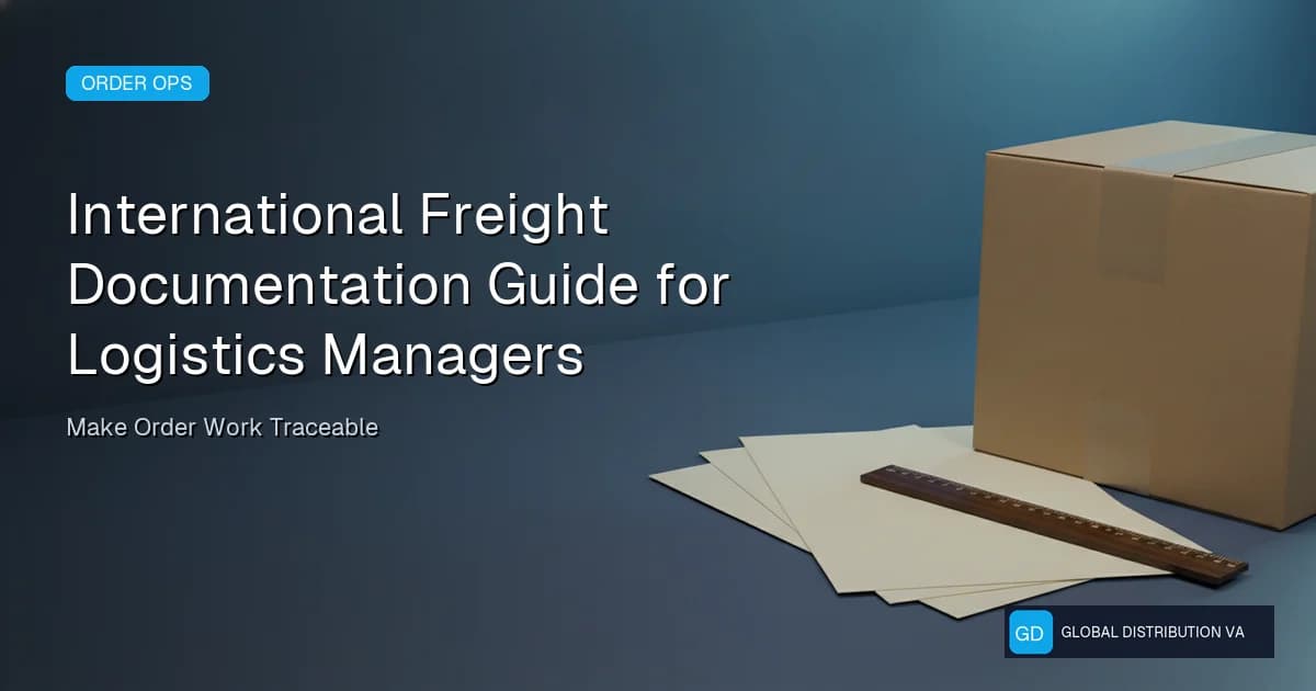 International Freight Documentation Guide for Logistics Managers