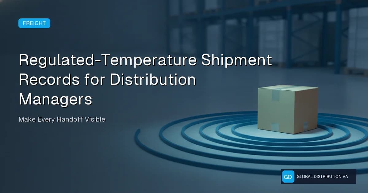 Operational record illustration for An Export Document Readiness Check Before the Cutoff
