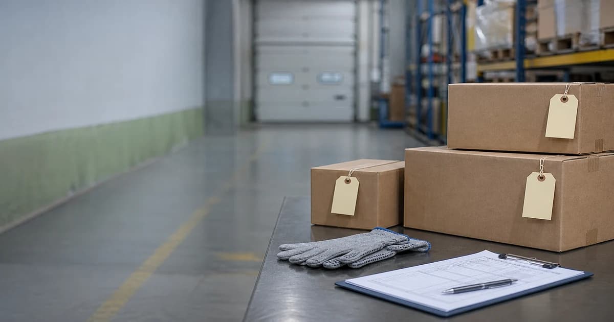 Editorial distribution operations scene for returns disposition evidence