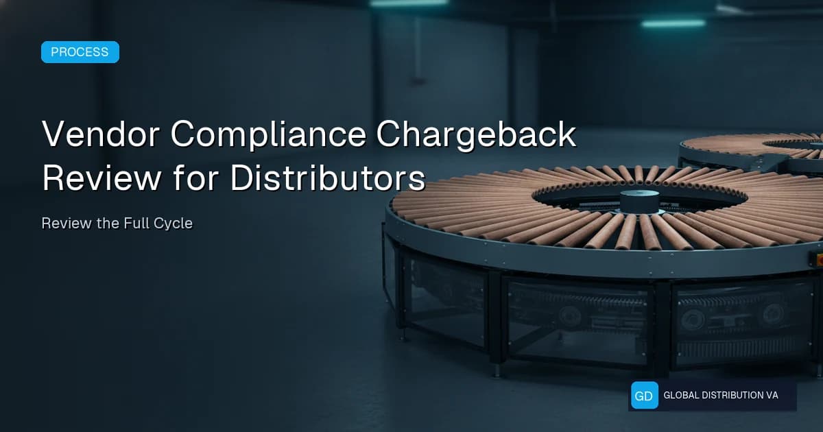 Operational record illustration for Vendor Compliance Chargeback Review for Distributors