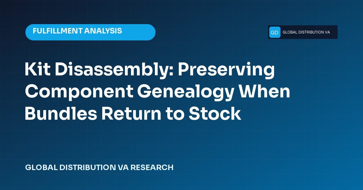 Kit Disassembly: Preserving Component Genealogy When Bundles Return to Stock research title card