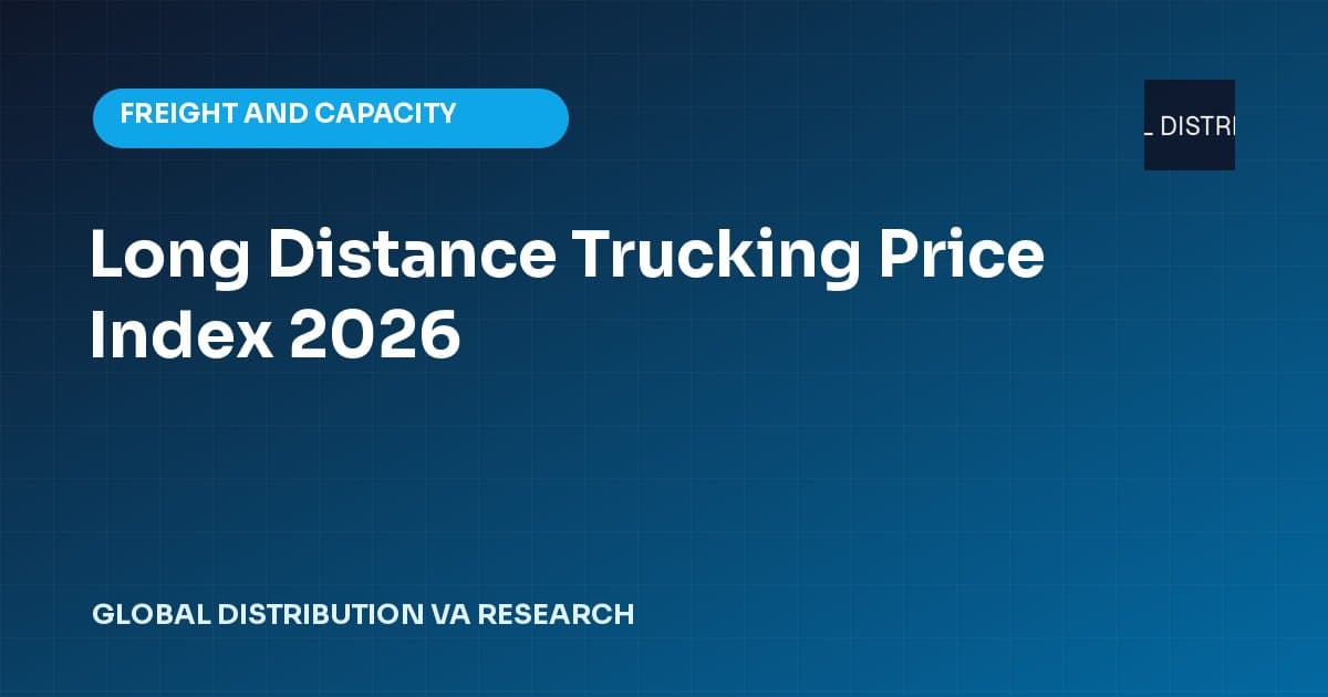 Data card for Long Distance Trucking Price Index 2026