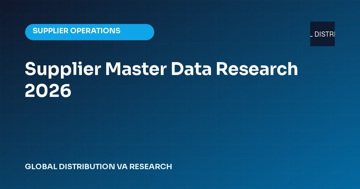 Research illustration for Purchase Order Acknowledgment Data Quality Research 2026